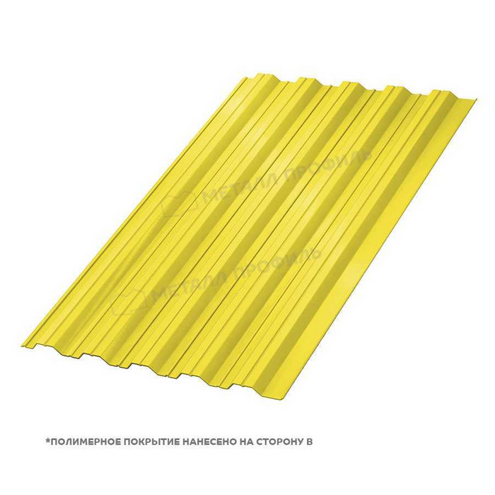 Профлист Металл Профиль НС-35 0,5 Полиэстер RAL 1018 Желтый цинк
